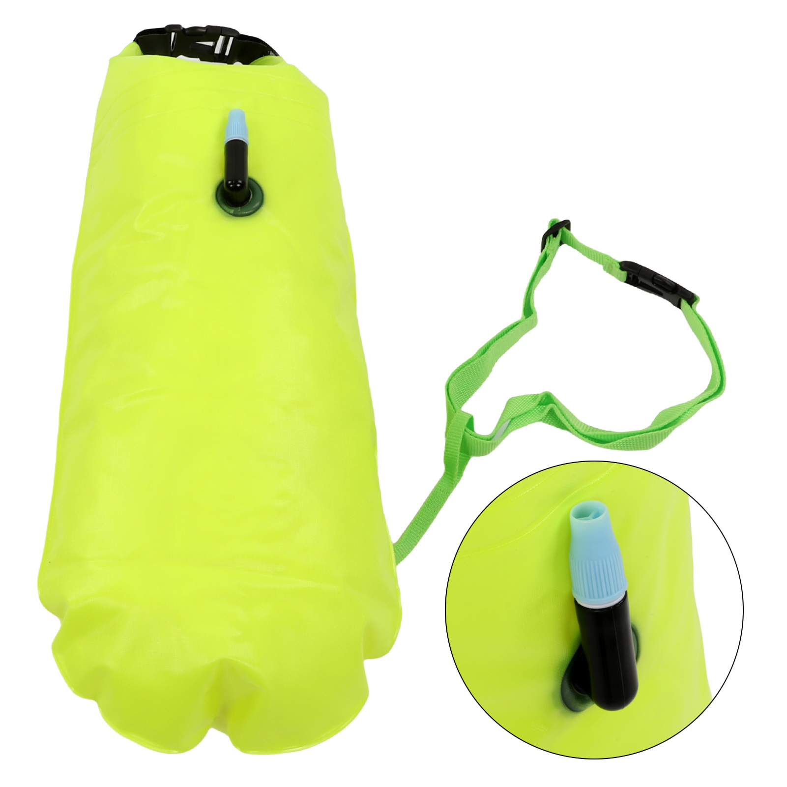 Swim Buoy Open Water - Schwimmboje für Freiwasserschwimmen Sicherheits-Schwimmtasche mit Hoher