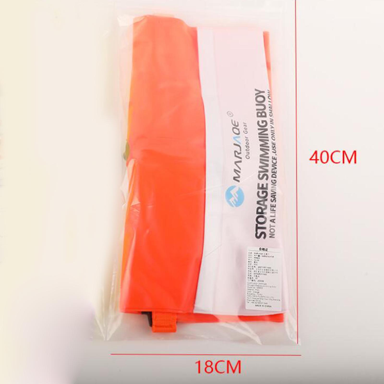 Swim Buoy Open Water - Aufblasbare Schwimmboje mit 20L PVC-Sicherheitstasche und