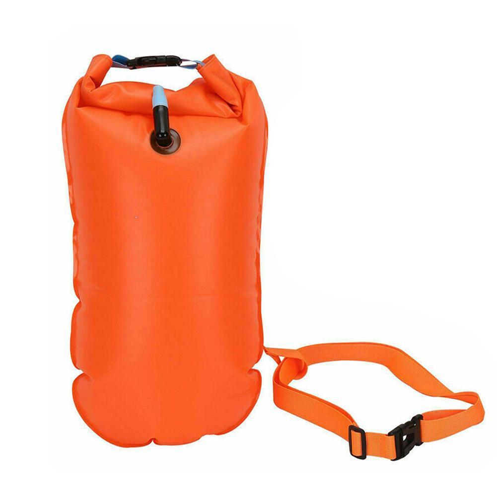 Swim Buoy Open Water - Schwimmboje mit Tragegurt, Aufblasbare Sicherheitsboje für