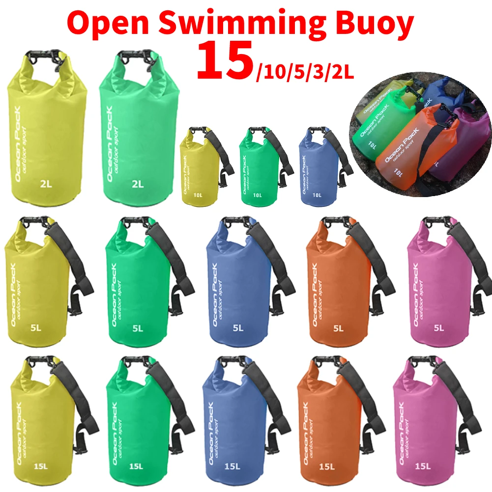 Swim Buoy Open Water - 15/2l Boje für wasserdichte Taschen mit