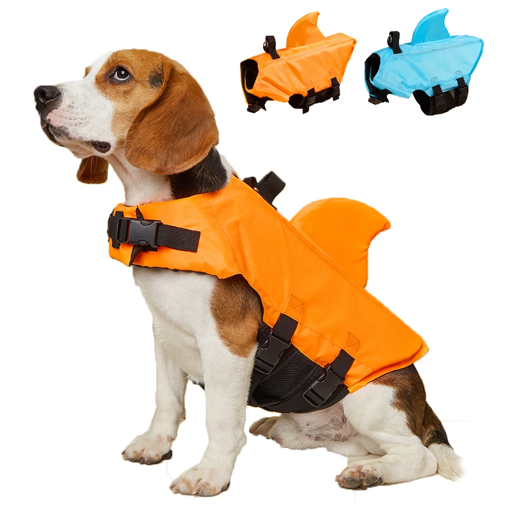 Life Jacket Buoyancy - 2026 Haifischflossen-Hundeschwimmweste mit verbessertem Auftrieb für