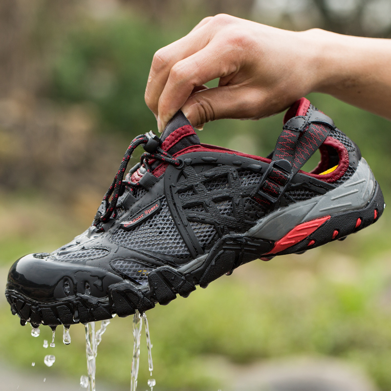 Aquatic Sports Shoes - Hochwertige Herren-Wanderschuhe, atmungsaktiv, rutschfest, Mesh-Sportschuhe für