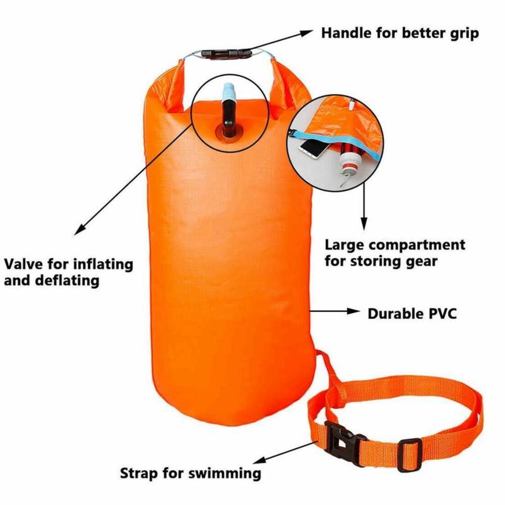 Schwimmboje mit Tragegurt, Auf – Swim Buoy Open Water Bewertung und Preis