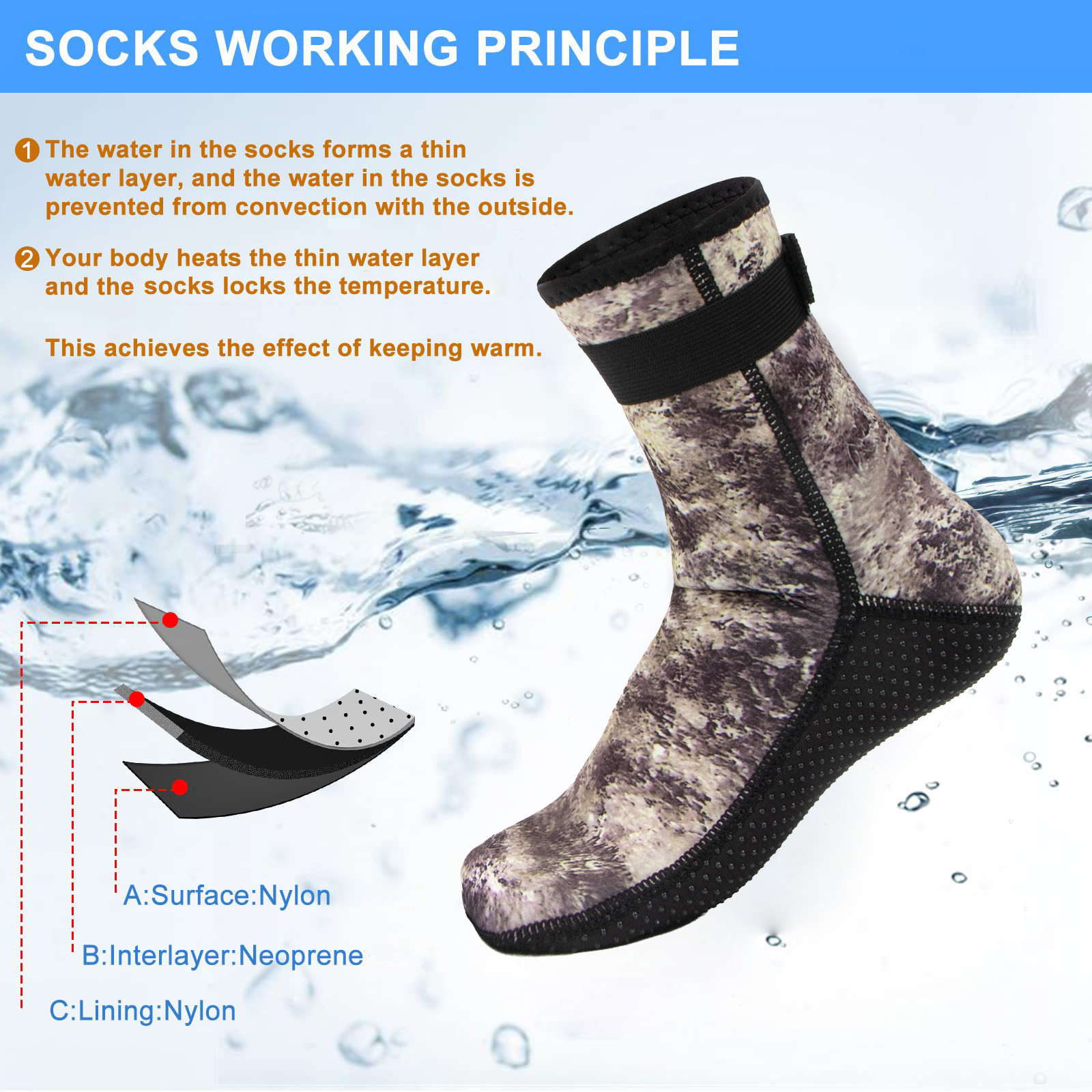 3 mm Neopren-Wassersocken, Tau – Aquatic Sports Shoes Bewertung und Preis